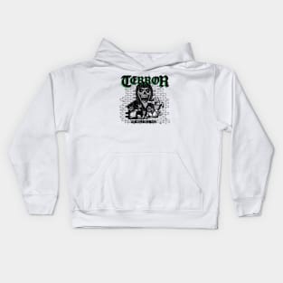 Terror The Walls Will Fall Kids Hoodie